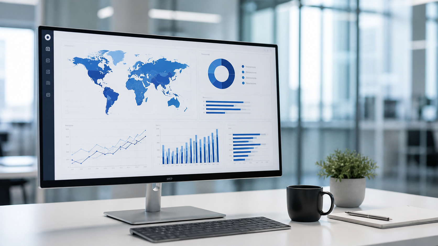 Market intelligence analytics dashboard